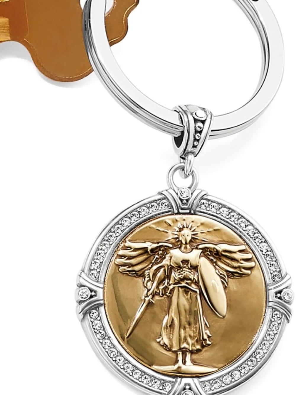 Brighton ART & SOUL Brave Angel Key Fob NWT